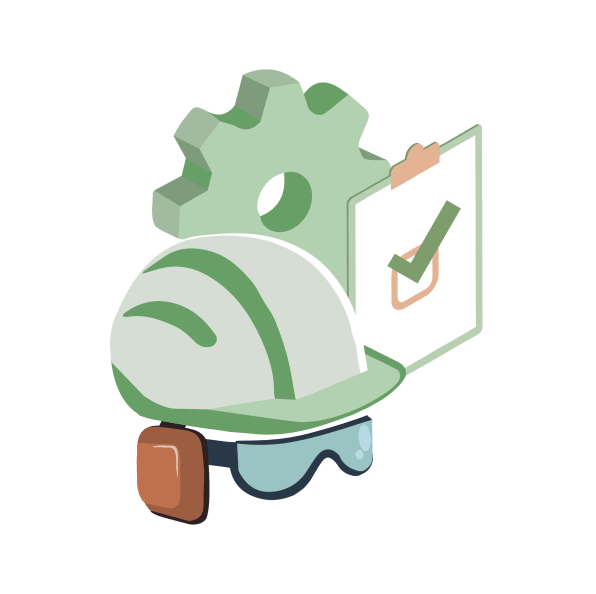 seguridad industrial icono